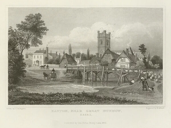 Easton, near Great Dunmow, Essex (engraving)