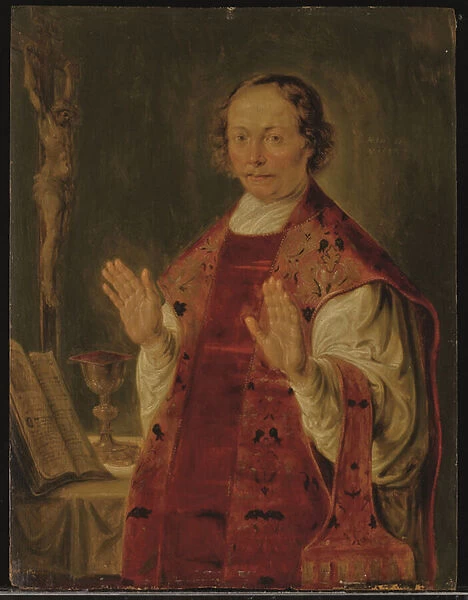Un ecclesiastique, 1637 (oil on panel)