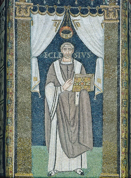 Ecclesio, a bishop of Ravenna (mosaic)