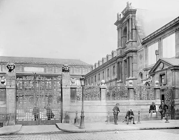 Ecole Nationale Superieure des Beaux-Arts, Rue Bonaparte, Paris, c. 1890-1900 (b  /  w photo)