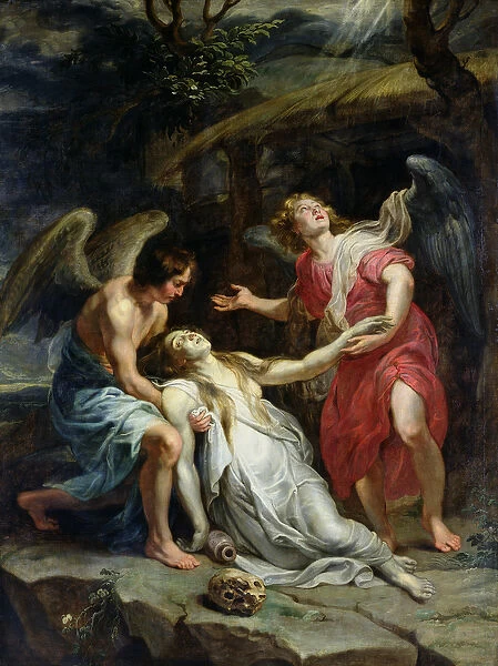 Ecstasy of Mary Magdalene, c. 1619-20 (oil on canvas)