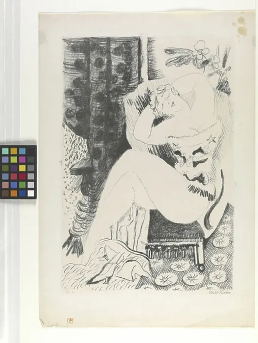 Framed Print : Edith (lithograph) Framed Print : Edith (lithograph)