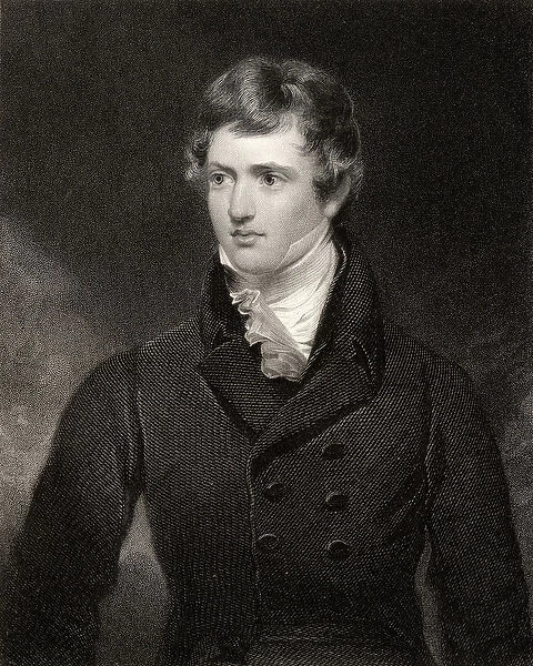 Edward George Geoffrey Smith Stanley, engraved by H. Robinson, from National Portrait Gallery
