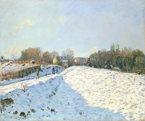 Effect of Snow at Argenteuil, 1874 (oil on canvas)