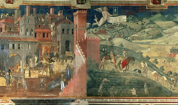 Effects of Good Government, c. 1338 (fresco)