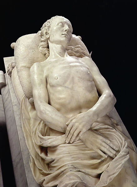 Effigy of Claude de France (1499-1524) from the Tomb of Francois I and Claude de France (marble)