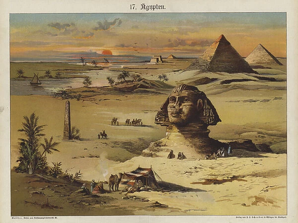 Egypt (colour litho)