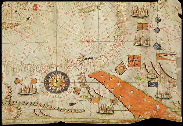 Egypt and the Red Sea, from a nautical atlas of the Mediterranean and Middle East