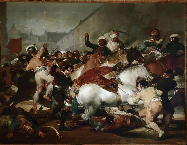 El dos de Mayo (May 2) or The charge of the Mamluk (oil on canvas, 1814)