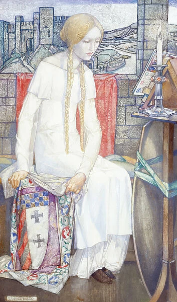 Elaine, 1921 (oil on canvas)
