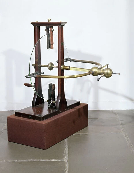Electro-static plate machine, after a design by Jan Ingenhousz (1730-99)