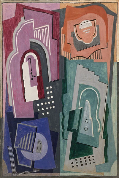 Five Element Composition, c. 1929 (gouache)