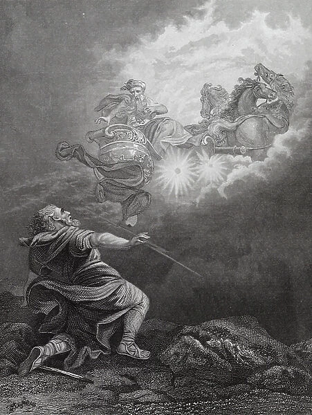 Elijah taken up to Heaven (engraving)