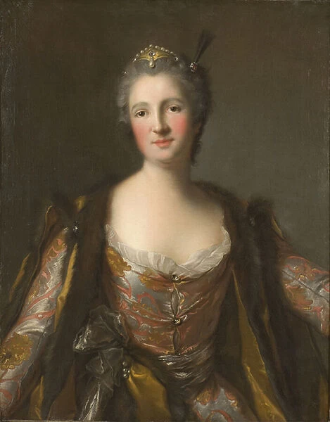 Elisabeth Catherine de Besenval, marquise de Broglie, en sultane - Marquise de Broglie