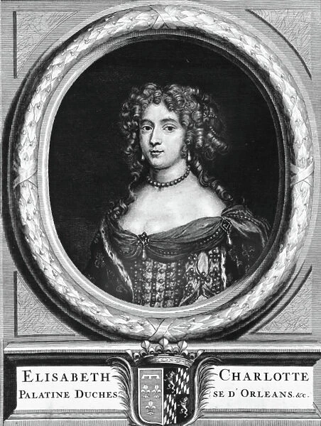 Elisabeth Charlotte of Bavaria (engraving)