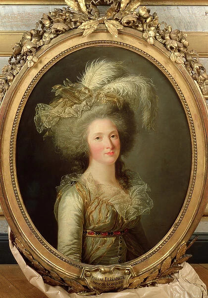 Elisabeth of France (1764-94) called Madame Elisabeth, 1788 (oil on canvas)