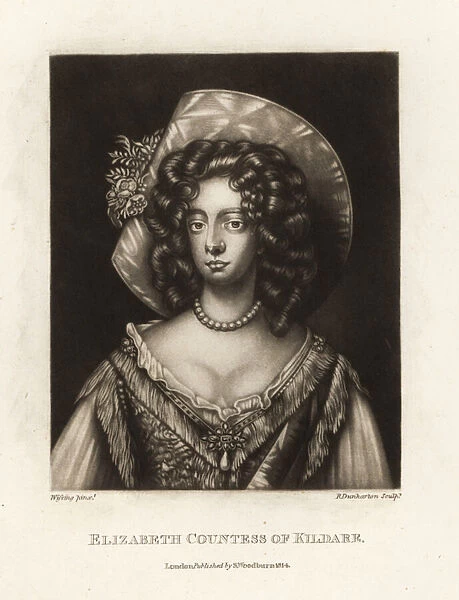 Elizabeth Fitzgerald, Countess of Kildare, 1665-1758. 1814 (engraving)