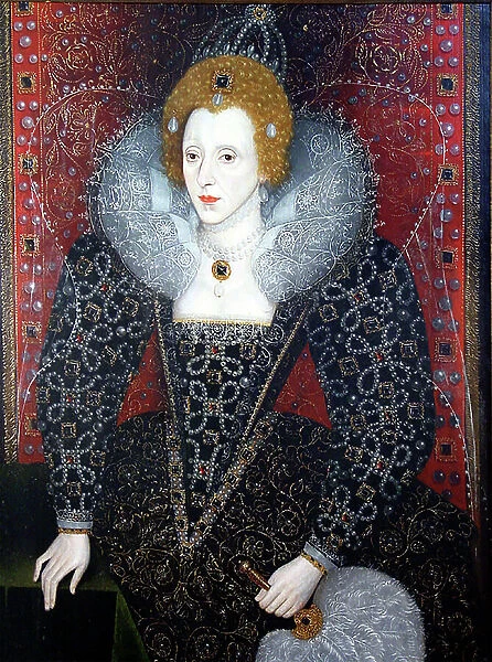 Elizabeth I (1533-1603), c.1590 (oil on panel)