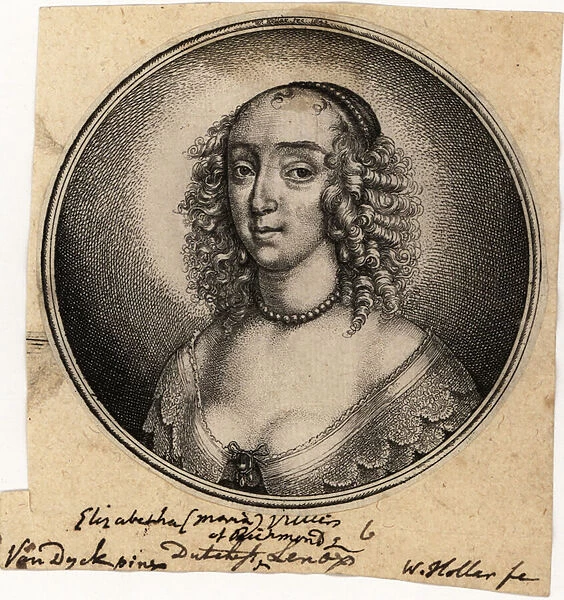 Elizabeth Villiers, later Elizabeth Hamilton, Countess of Orkney, 1769 (engraving)