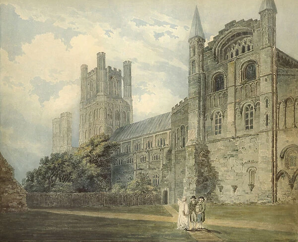 Ely Cathedral, 18th century (w  /  c on paper)