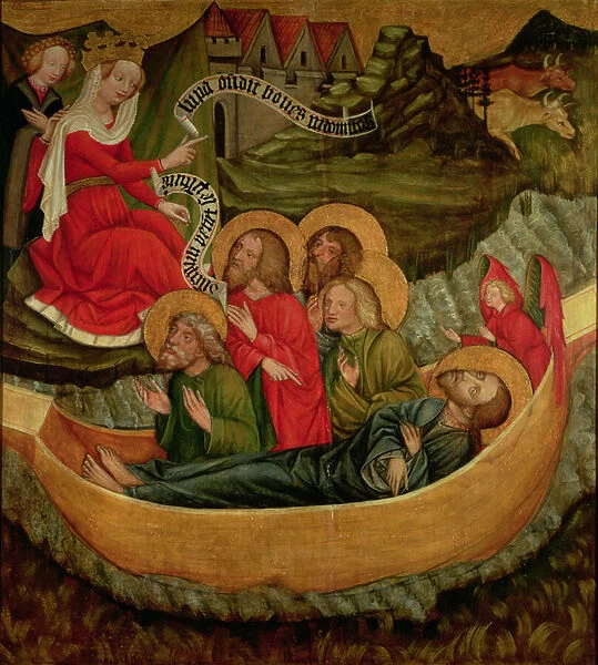 Embarkation of the body of St. James the Greater, bound for Spain, c. 1425 (panel)