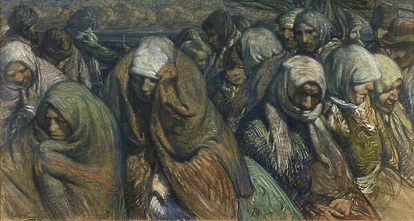 Emigrants (oil on canvas)