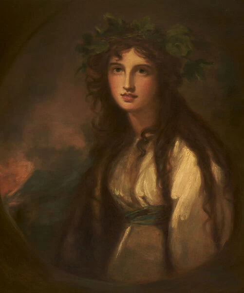 Emma Hart, Lady Hamilton as a Bacchante (oil on canvas)