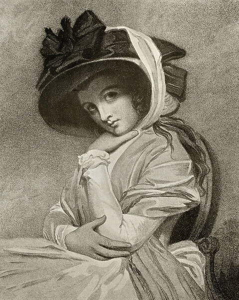 Emma, Lady Hamilton, engraved by John Jones, from The Print-Collector s