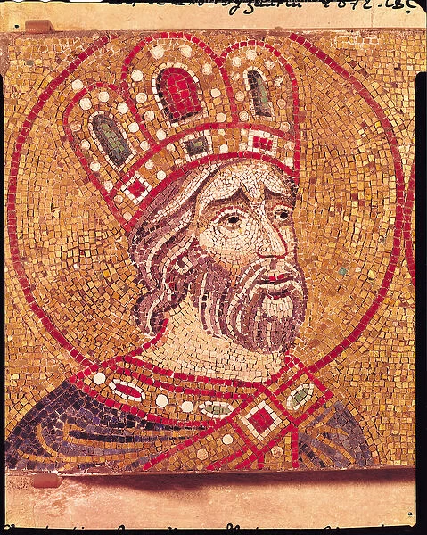 Emperor Constantine I (c. 274-337) the Great (mosaic)