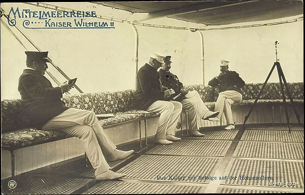 The Emperor with entourage on the Hohenzollern, RPH