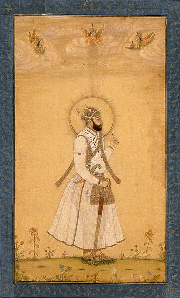 The Emperor Farrukhsiyar (1683-1719) from the Large Clive Album