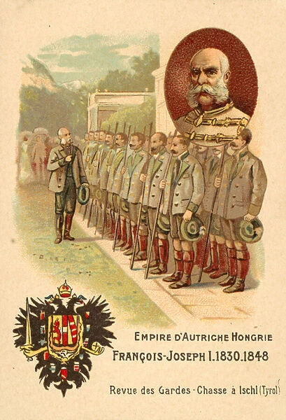 Emperor Franz Joseph I of Austria-Hungary (chromolitho)