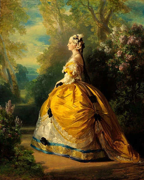 The Empress Eugenie, 1854 (oil on canvas)