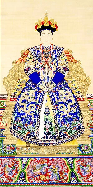 Empress Jing Xian (c. 1681-1731), 1st consort of Emperor Yongzheng (1678 - 1735)