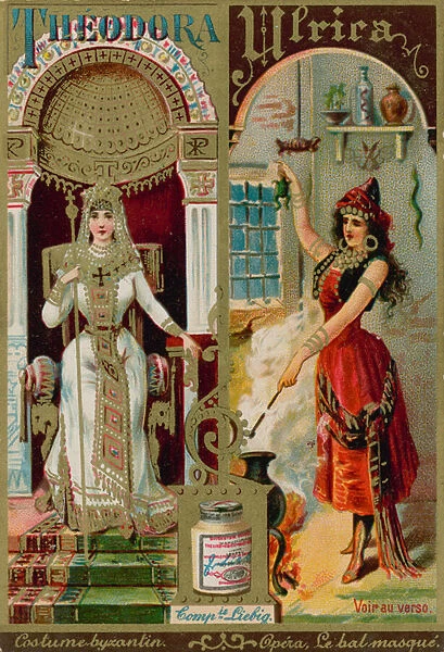 Empress Theodora and Ulrica (chromolitho)