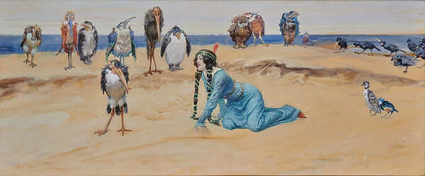 The Enchantress, 1912 (Watercolour)