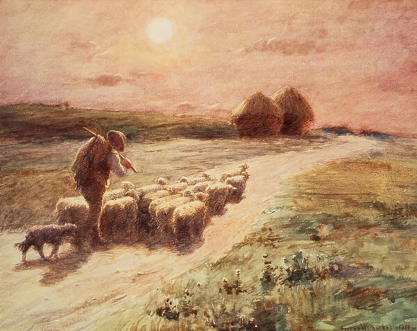 End of the Day, 1890