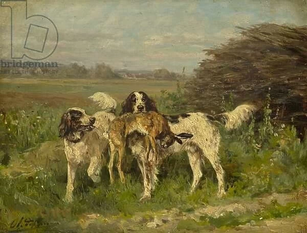 End of the Hunt, c. 1850--97 (oil on panel)