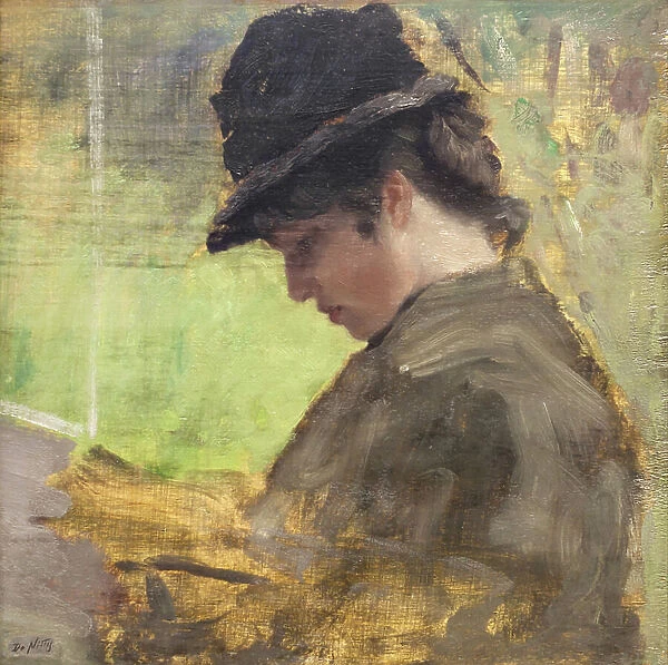 The English Girl, 1879-80 (oil on canvas)