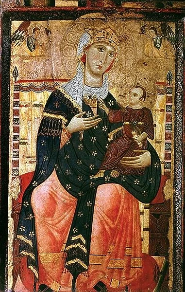 Enthroned Madonna and Child, c. 1260 (canvas laid over poplar)