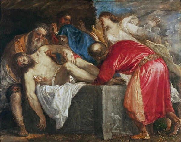 The Entombment of Christ, 1559 (oil on canvas)