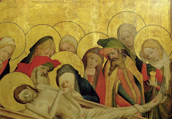 The Entombment, panel from the St. Thomas Altar from St. Johns Church, Hamburg