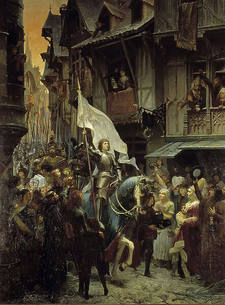 The Entrance of Joan of Arc into Orleans on May 8, 1429, 19th century (oil on canvas)