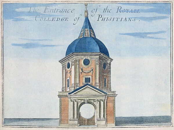 The Entrance to the Royal College of Physicians, from A Book of the Prospects