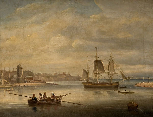 Entrance to the Tyne (oil on canvas)