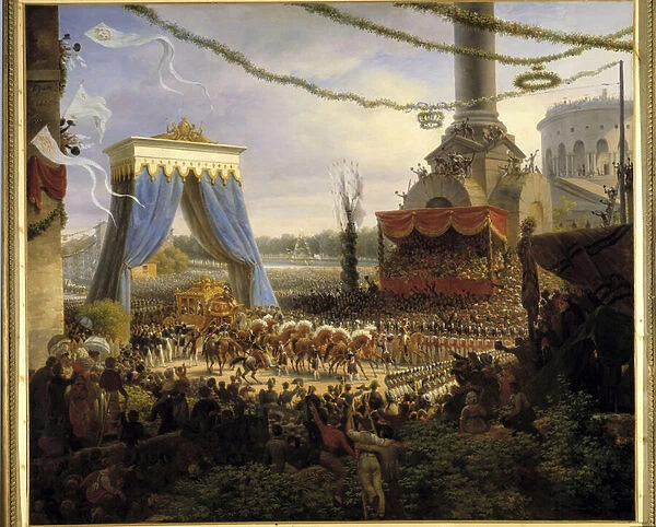Entre de Charles X a Paris after the coronation on 6  /  06  /  1825