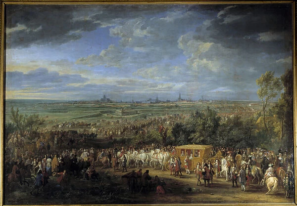 Entre du roi Louis XIV et de la reine Marie Therese le 30 juillet 1667 a Arras'