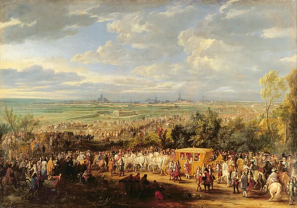 The Entry of Louis XIV (1638-1715) and Marie-Therese (1638-83) of Austria in to Arras