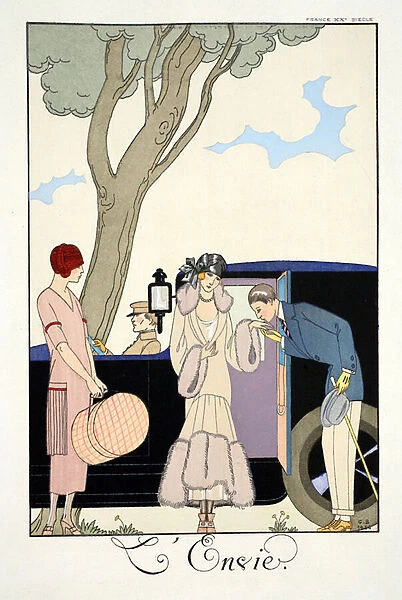 Envy, from Falbalas & Fanfreluches, Almanach des Modes Presentes, Passees et Futures, 1925 (colour litho)