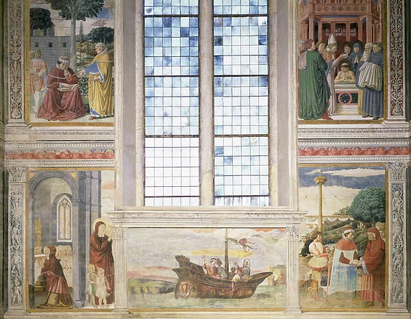 Episodes from the Life of St. Augustine, 1463-65 (fresco) (see also 192535, 192549
